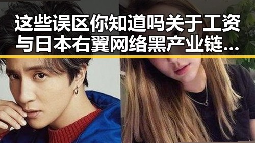 这些误区你知道吗关于工资与日本右翼网络黑产业链的深层联系